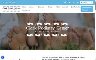 Clark Podiatry website