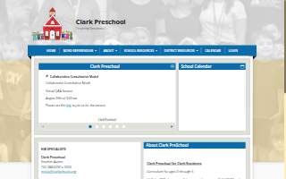 Clark Preschool website