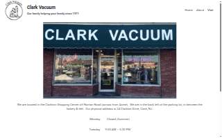 Clark Vacuum website