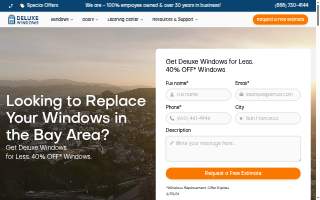 Deluxe Windows website