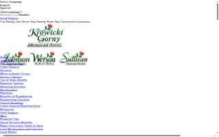Krowicki Gorny Memorial Home website