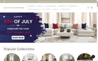Lion FURNITURE Center of Clark website