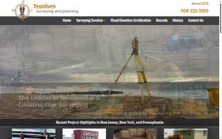 Teunisen Surveying and Planning of Clark website