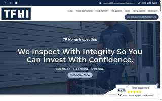 TF Home Inspection LLC of Irvington website