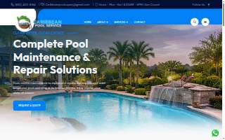 Caribbean Pool Service of Cliffside Park website