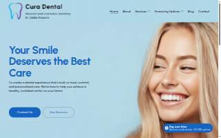 Cura Dental - Dr. Eddie Rosario website