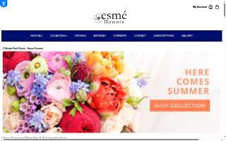 Esme Flowers website