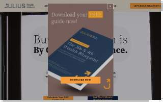 Julius Wealth Advisors of Cliffside Park website