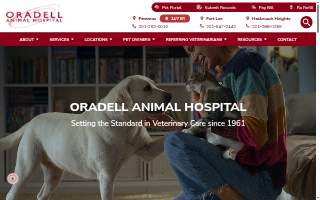 Oradell Veterinary Group of Fort Lee website