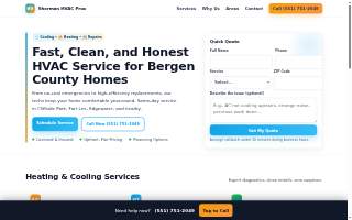 Sherman HVAC Pros website