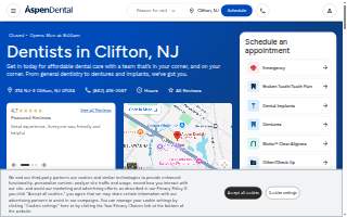 Aspen Dental - Clifton website