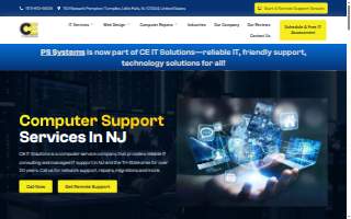 CE IT Solutions of Clifton website
