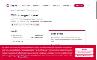 CityMD Clifton Urgent Care - New Jersey website