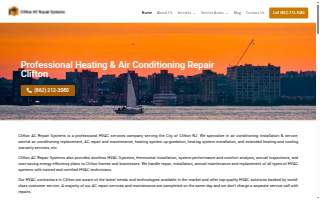 Clifton AC Repair Systems website
