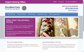 Clifton Carpet Cleaning website