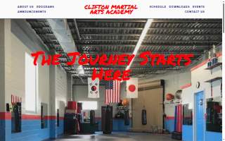 Clifton Martial Arts Academy website
