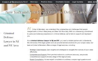Cohen & Bernstein, LLC website