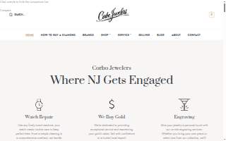 Corbo Jewelers website