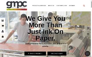 GMPC Printing & Marketing website