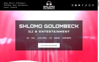 Shlomo Golombeck DJ & Entertainment website