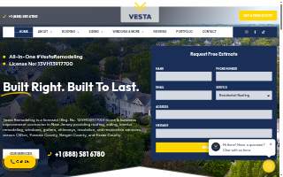 Vesta Remodeling Inc website