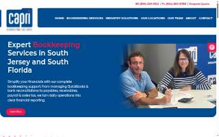 Capri Bookkeeping Solutions website