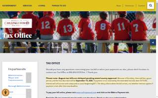 Collingswood Tax Office website