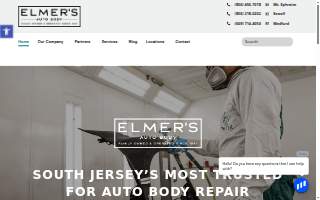 Elmers Auto Body Inc website