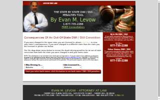 Levow DWI Law, P.C. website