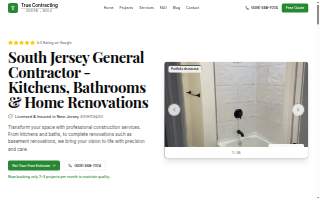 True Contracting LLC website