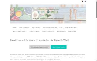 A & W Chiropractic Center website