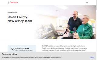 BAYADA Union County Visits website