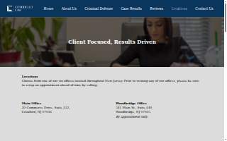 Cifrodello Law Offices website