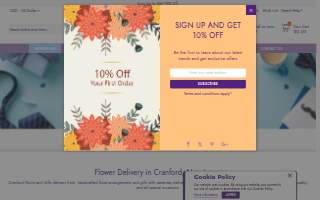 Cranford Florist & Gifts LLC website