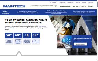 Maintech, Incorporated of Cranford website