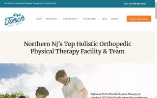 ProTouch Physical Therapy website