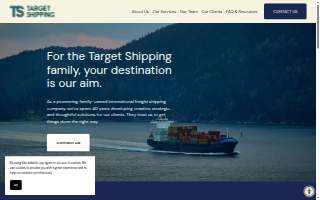 Target Shipping website
