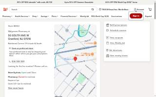 Walgreens of Cranford website