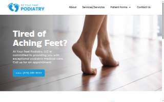 At Your Feet Podiatry LLC of Dover website