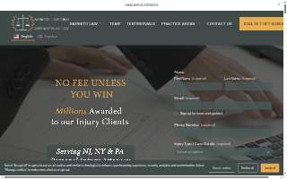 Barreto Law Firm LLC website