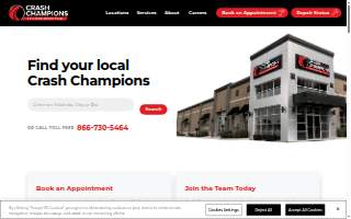 Crash Champions Collision Repair Dover website