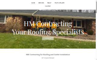 HM Contracting website