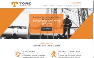 Tore Electric Company Inc. website