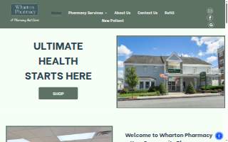 Wharton Pharmacy website