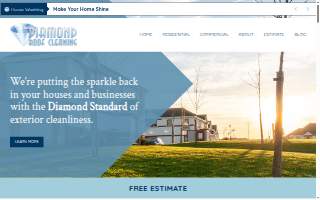 Diamond Roof Cleaning website