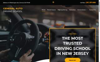 General Driving School of Dumont website