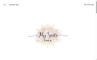My Suite Yoga website