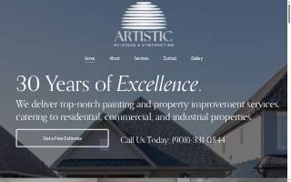 Artistic Painting and Contracting website