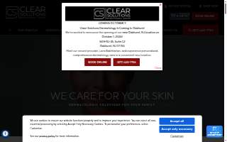 Clearsolutions Dermatology Group website