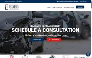 Eder Law Firm website
